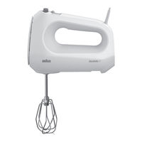 Braun MultiMix 1 HM1010 WH Manual