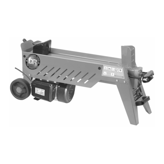 DR ELECTRIC WOOD SPLITTER Safety & Operating Instructions Manual