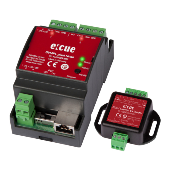 Traxon e:cue SYMPL Lighting Controllers Manuals