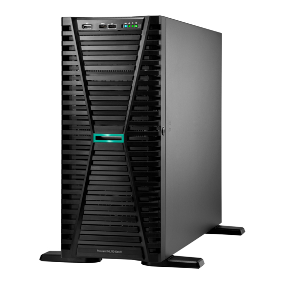 HPE ProLiant ML110 Gen11 Manuals