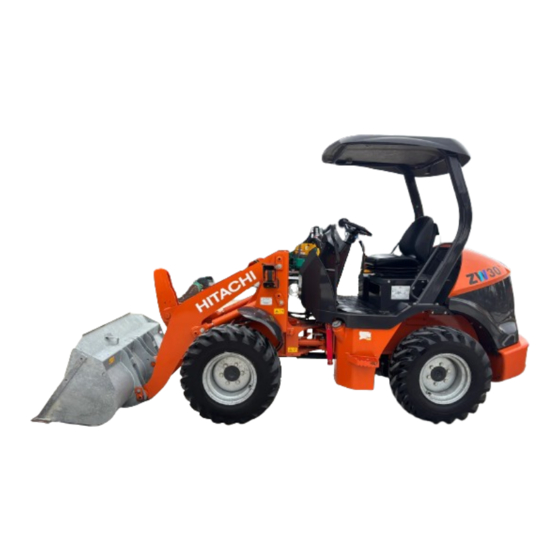 Hitachi ZW 50 Technical Manual