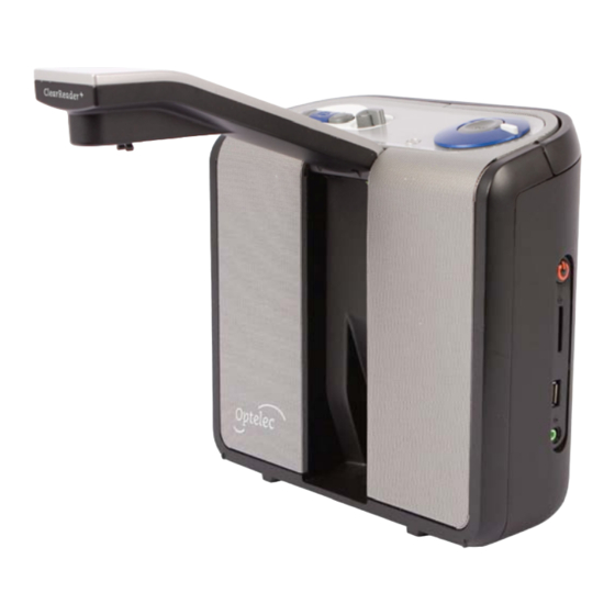 Optelec ClearReader+ User Manual