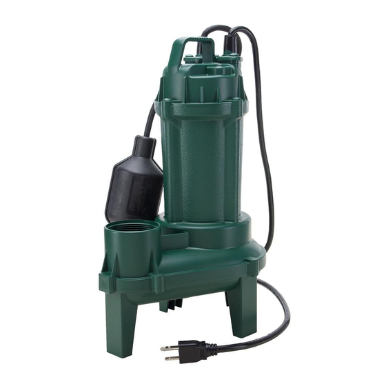 Zoeller 1261-0001 Quick Reference Manual