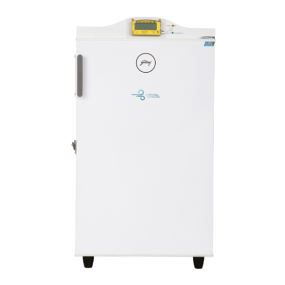 Godrej Appliances SURE CHILL GVR 25 LITE DC User And Maintenance Instruction Manual