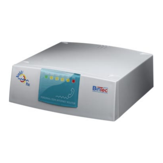 BinTec BinGO! Plus Quick Install Manual