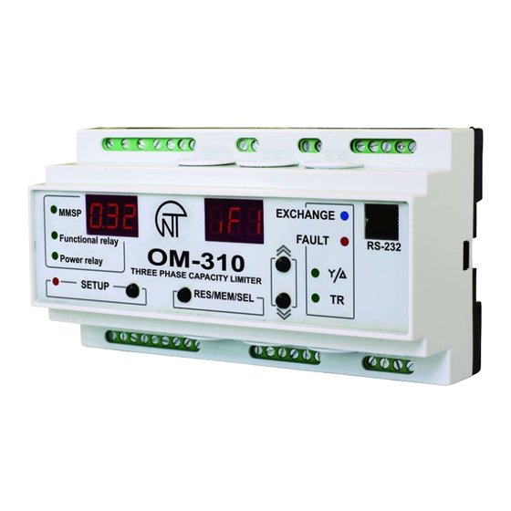 Novatek-electro OM-310 Manuals