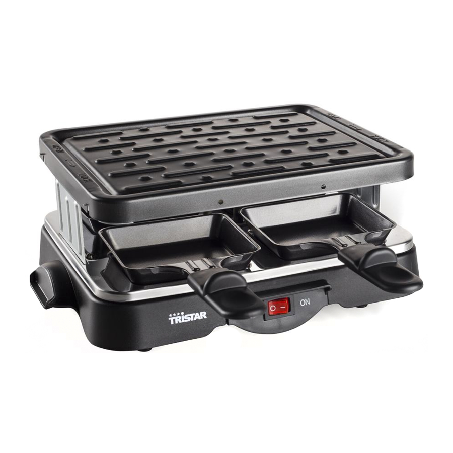 Tristar RA-2949 - Raclette Grill Manual