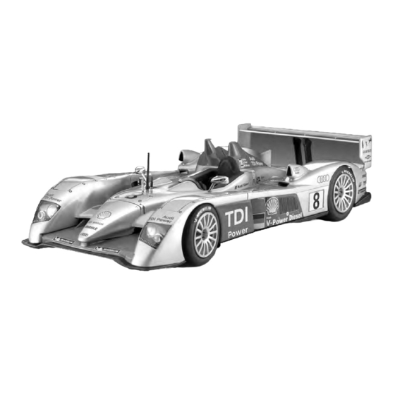 REVELL Audi R10 TDI Assembly Manual