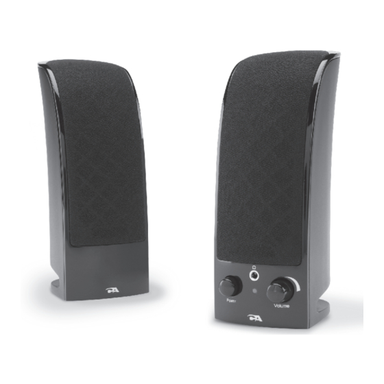 Cyber Acoustics CA-2402 Owner's Manual