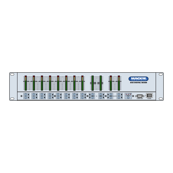 Mackie DX810 v3.0 Instruction Manual