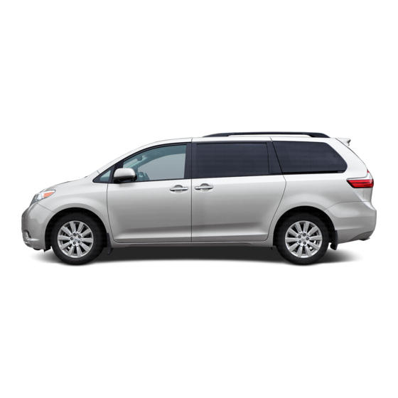 Toyota 2010 Sienna Quick Reference Manual