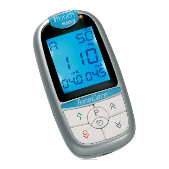 TensCare iTouch easy Instructions For Use Manual