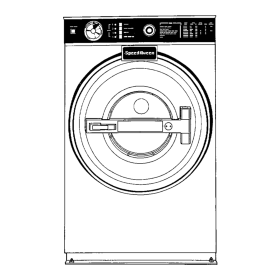 Speed Queen WX50120 Parts And Service Manual