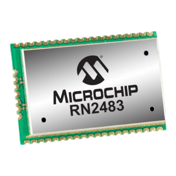 Microchip Technology RN2483 LoRa User Manual