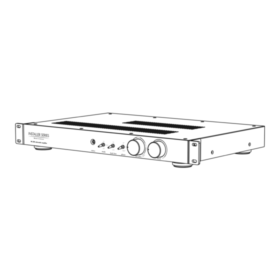 MartinLogan Installer Series User Manual