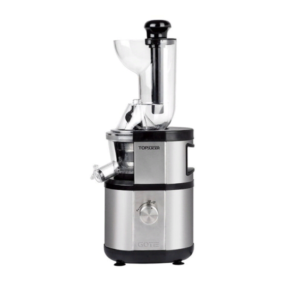 Gotie GSJ-520 Slow Juicer Manuals