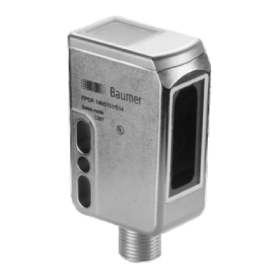 Baumer SmartReflect FNDR 14G6903/S14 Quick Start Manual