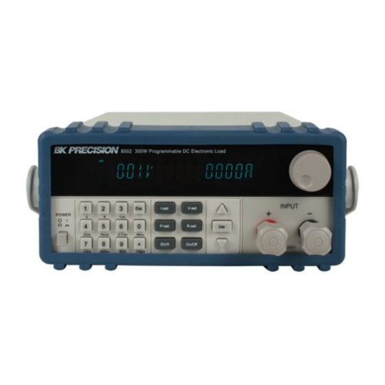 BK Precision 8500 Series Instruction Manual