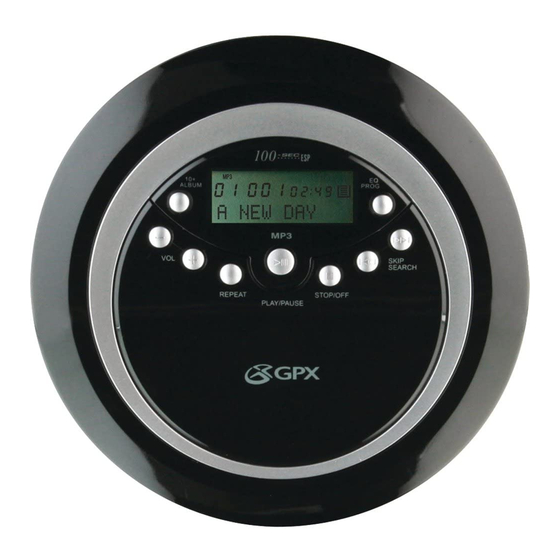 GPX 1400-0529-09 User Manual