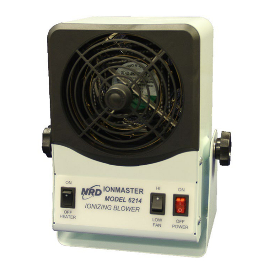 NRD Ionmaster 6214 Installation, Operation & Maintenance Manual