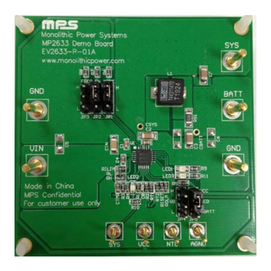 MPS EV2633-R-01A Quick Start Manual