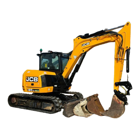 jcb 85Z-1 Operator's Manual