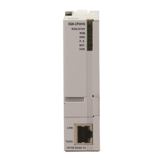 LS XGK-CPUUN Manuals