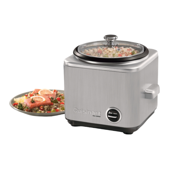 Cuisinart CRC-800C Instruction And Recipe Booklet
