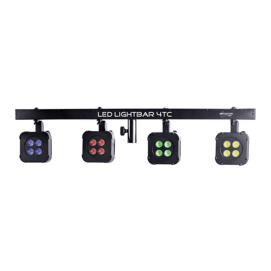 JB Systems LED LIGHTBAR 4TC Operation Manual