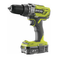 Ryobi R18PD3 Original Instructions Manual