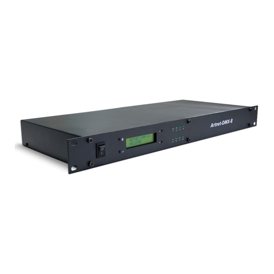 Ltech Artnet-DMX-8 Quick Start Quide