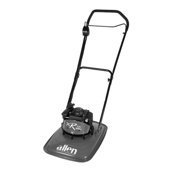 allen XR16 Hovertrim Owner's Handbook Manual
