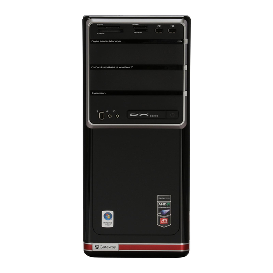 Gateway DX4200 Reference Manual