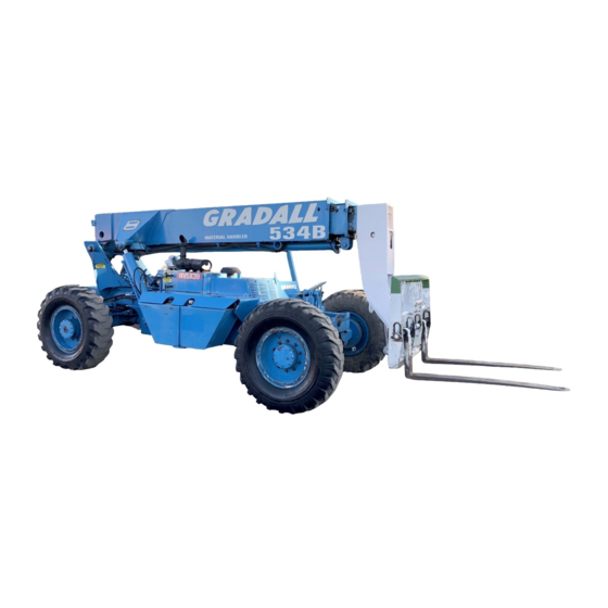 Gradall 534B-9 Operation Manual