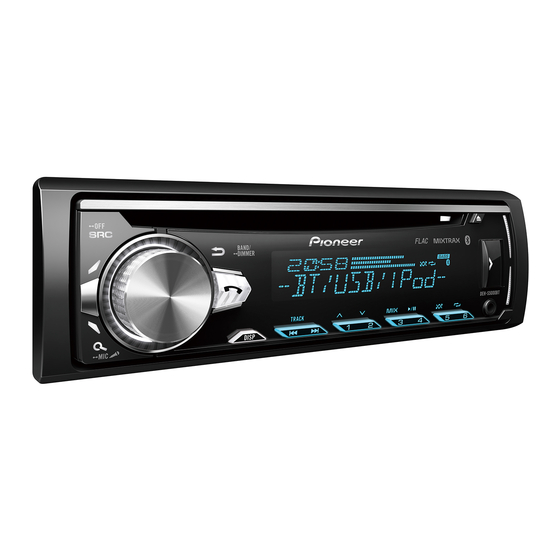 Pioneer DEH-S5000BT Owner's Manual