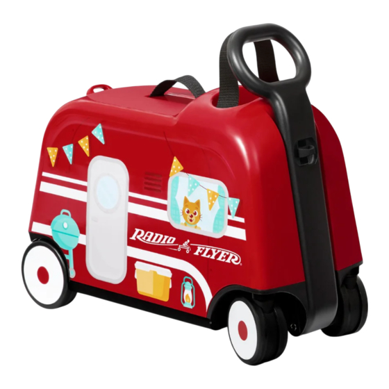 Radio Flyer Happy Trav'ler Camper Manual