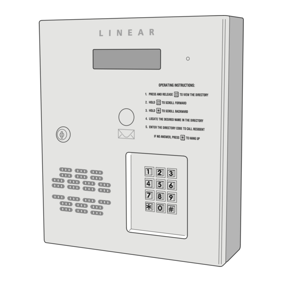 Linear AE-500 Installation Instructions Manual