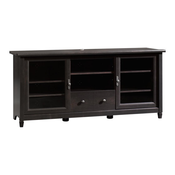 Sauder Entertainment Credenza Instruction Booklet