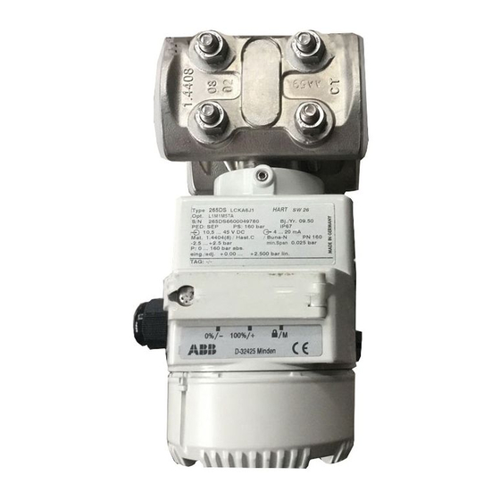 ABB 265DS Operating	 Instruction