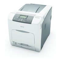 Ricoh Aficio SP C431DN Technical Information