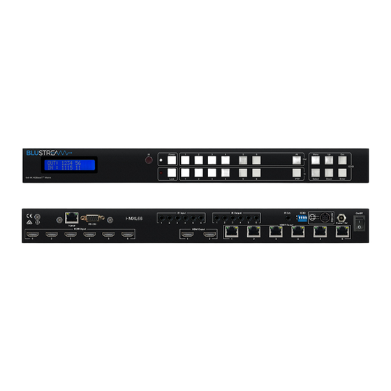BluStream HMXL66 Quick Reference Manual