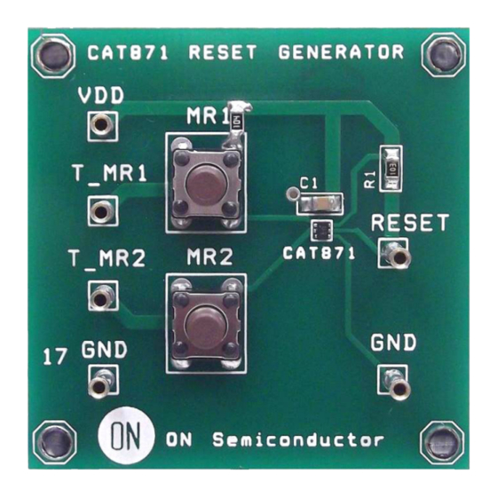 ON Semiconductor CAT872EVB User Manual