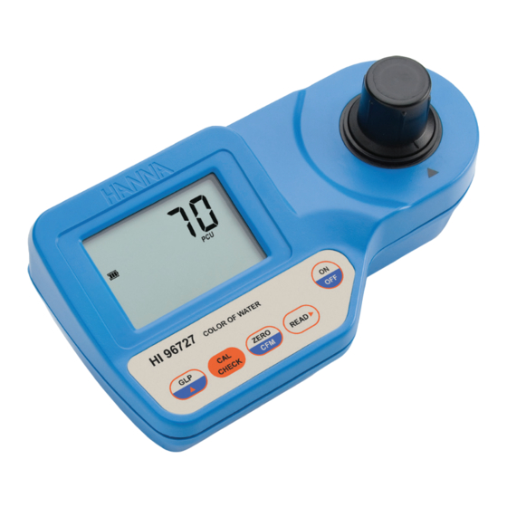 Hanna Instruments HI96727 Instruction Manual