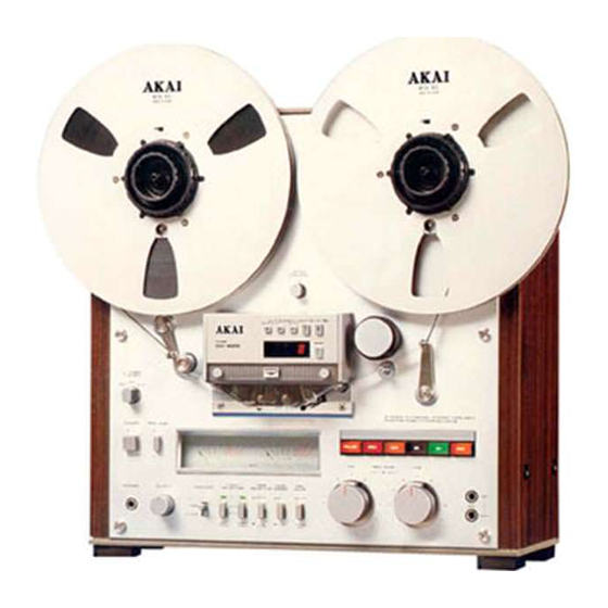 Akai GX-625 Operator's Manual