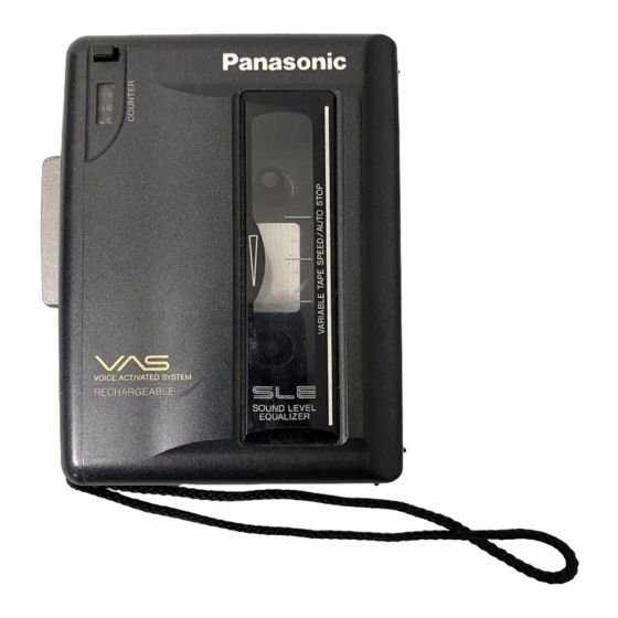Panasonic RQ-L340 Service Manual