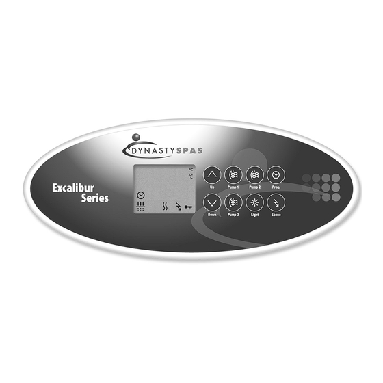 Dynasty Spas MC-MP-CE Quick Reference Card