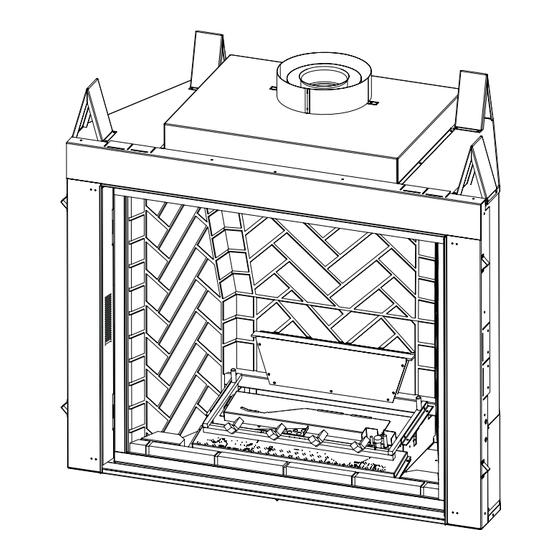 Monessen Hearth Direct Vent Gas Fireplace KHLDV SERIES Installation And Operating Instructions Manual