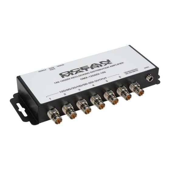 Ocean Matrix OMX-12GSDI-1X6 User Manual