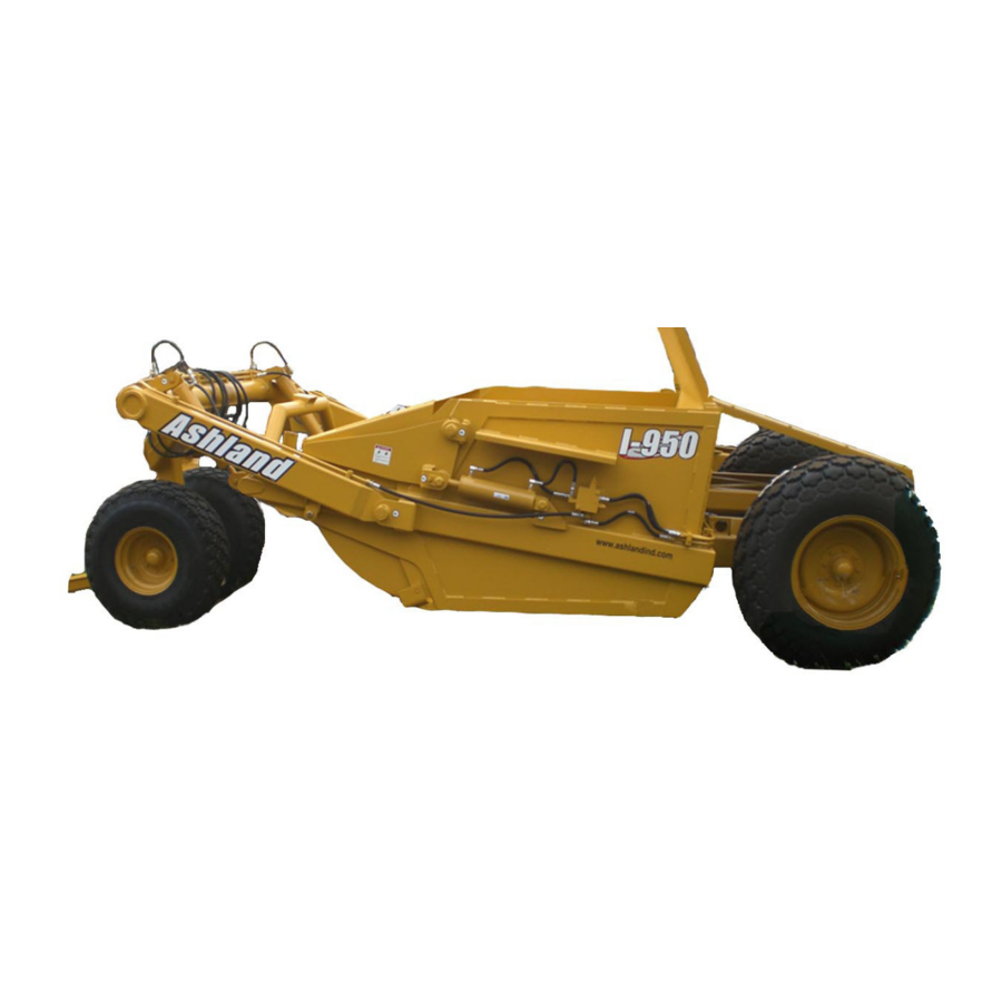 Ashland Earthmovers I-950 Parts Manual