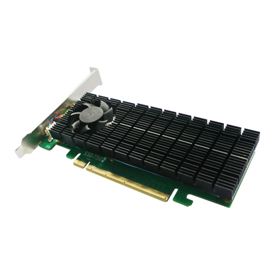 HighPoint SSD7502 Quick Installation Manual